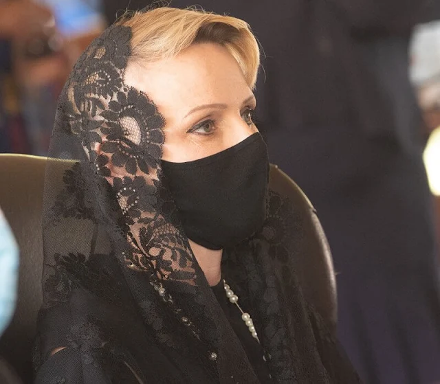 Princess Charlene attended the memorial service of King Goodwill Zwelithini at the KwaKhethomthandayo