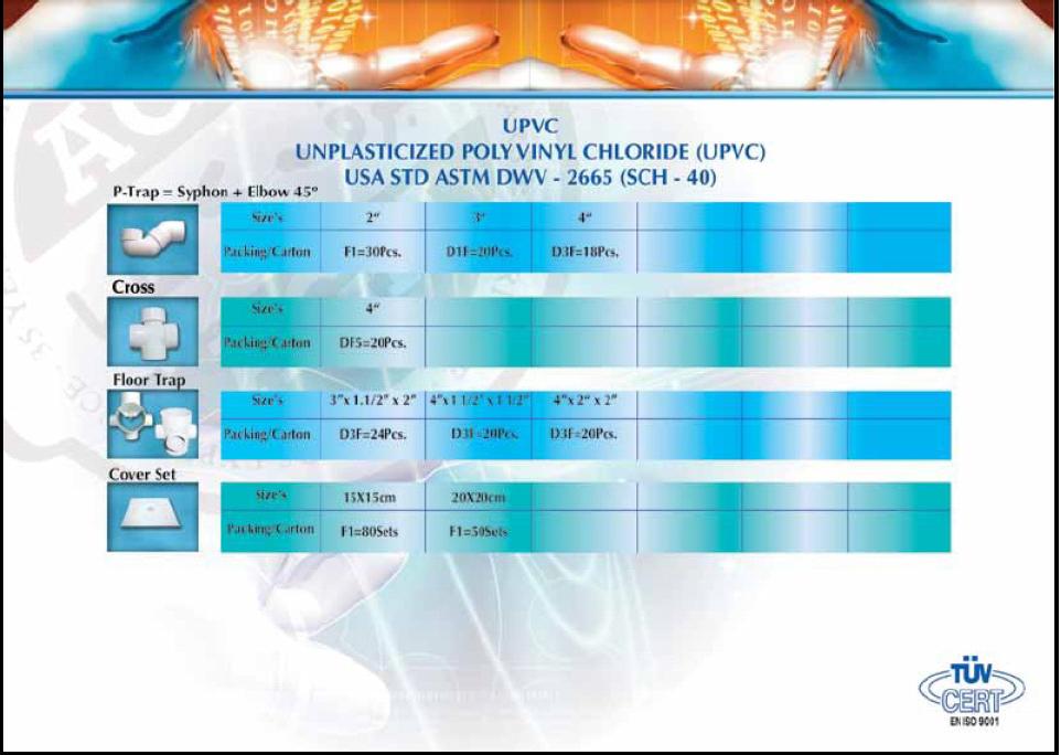 hydroplast AGM pipe and fittings catalogue