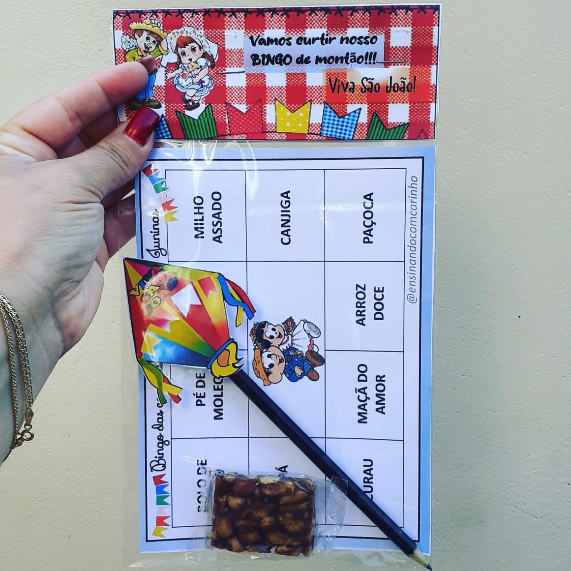🎉 Atividade de Festa Junina para a Educação Infantil: Jogo de Bingo  Divertido! 