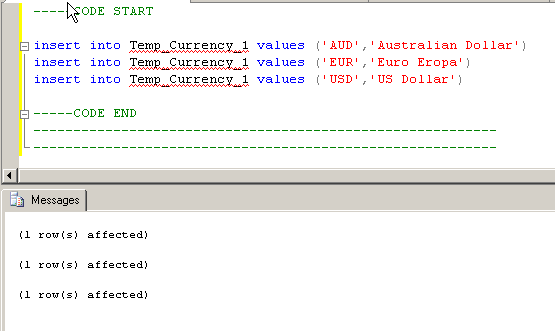 sharing: How To Create an Stored Procedure with COMMIT or ROLLBACK ...