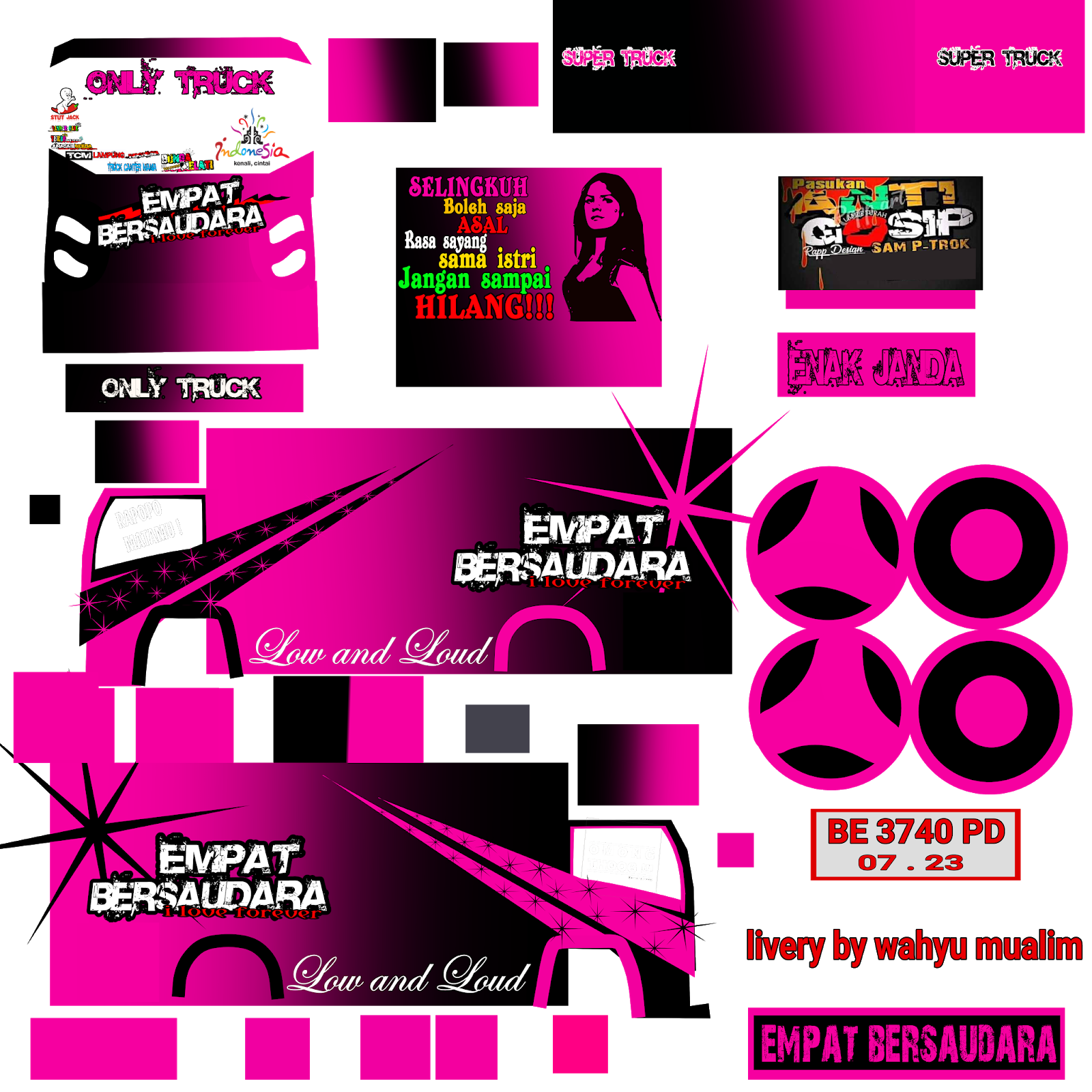 DOWNLOAD KUMPULAN LIVERY BUSSID TRUCK ISUZU NMR 71 YANG ...