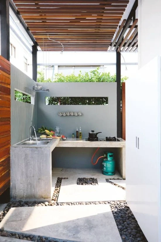 meja dapur cor dengan beton ekspos gambar inspiratif meja dapur cor dengan beton ekspos