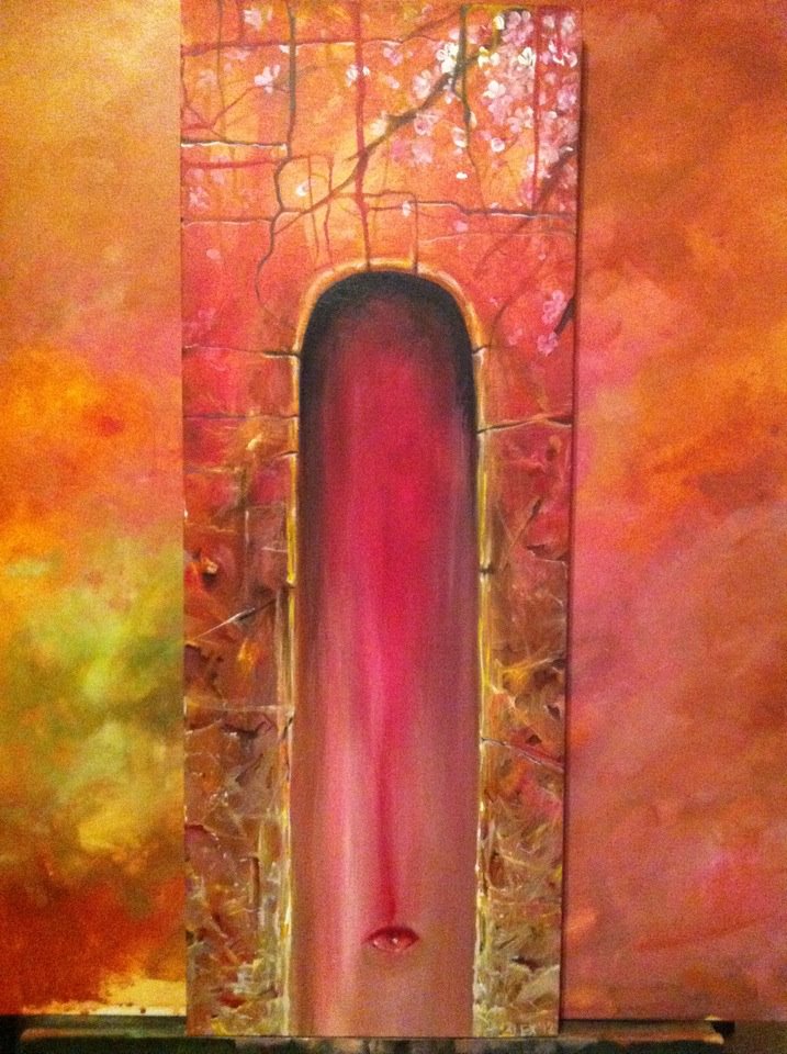 TattooWorld Höör Sweden Latest acrylic painting by Alex....and added