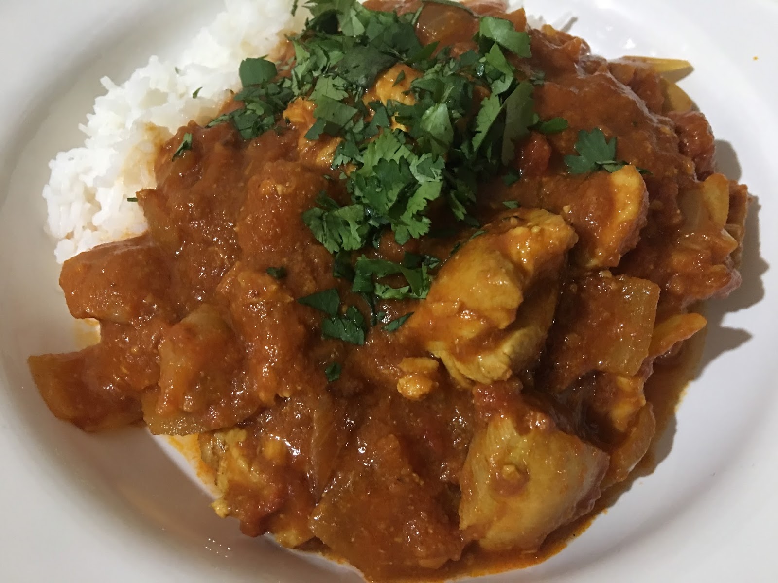 a dash of flavour Balti Chicken Curry