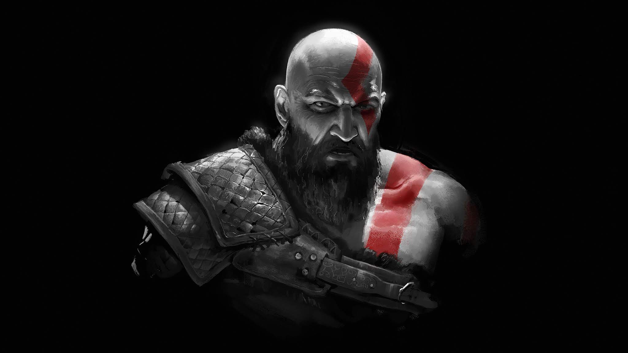 Kratos Fan Art Wallpaper
