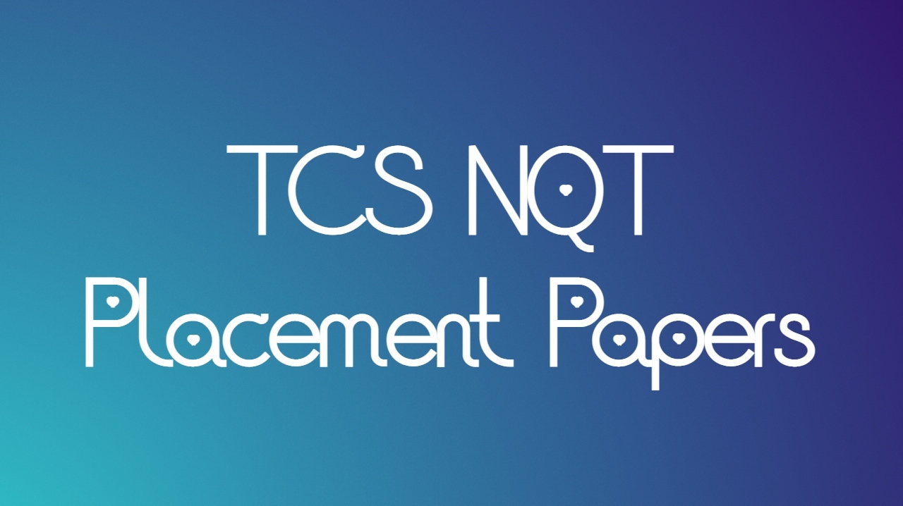  PDF TCS Placement Papers With Questions And Answers Matterhere