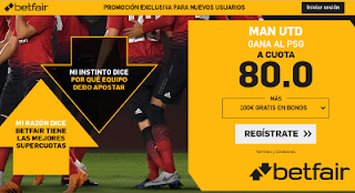betfair supercuota Man Utd gana PSG 12 febrero 2019 betfair supercuota Man Utd gana PSG 12 febrero 2019
