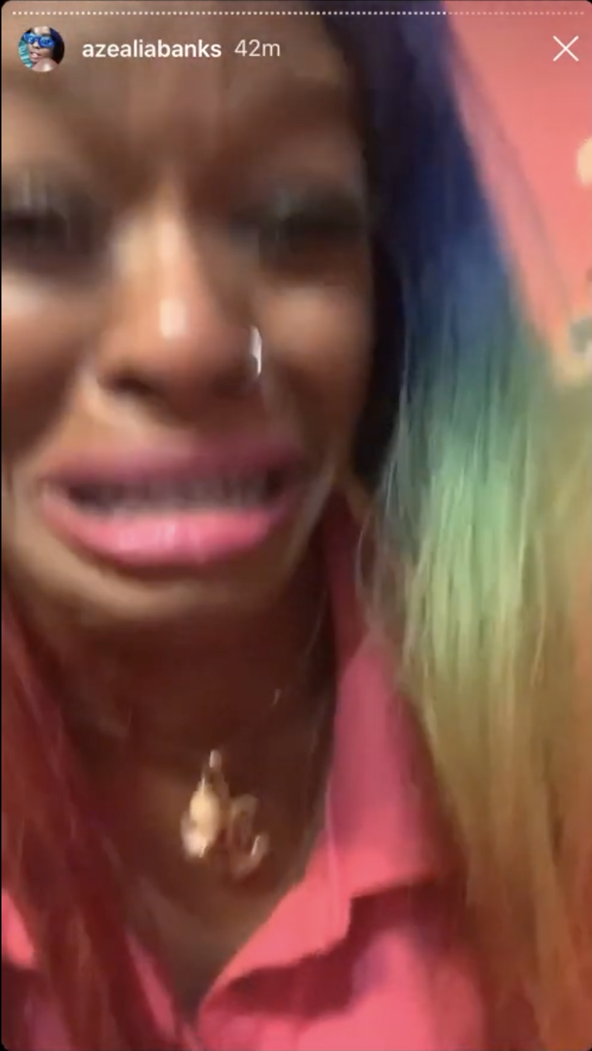 azealia neighbor freaks begs rescue