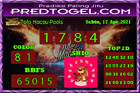 Pred Macau Sabtu 17 April 2021 Pred Togel Toto Macau Terampuh Jitu Pred Macau Sabtu 17 April 2021 Pred Togel Toto Macau Terampuh Jitu