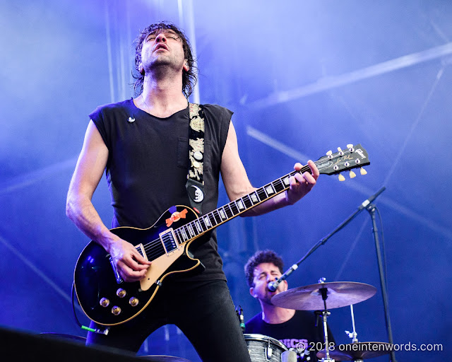 Japandroids on the Garrison Stage at Field Trip 2018 on June 3, 2018 Photo by John Ordean at One In Ten Words oneintenwords.com toronto indie alternative live music blog concert photography pictures photos