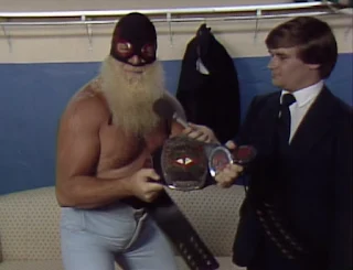 NWA Starrcade 83: A Flare for the Gold - Tony Schiavone interviews new TV Champion, Charlie Brown From Outta Town