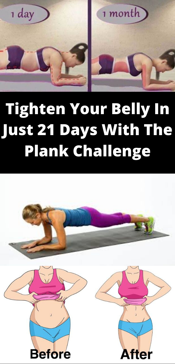 Tighten Your Belly In Just 21 Days With The Plank