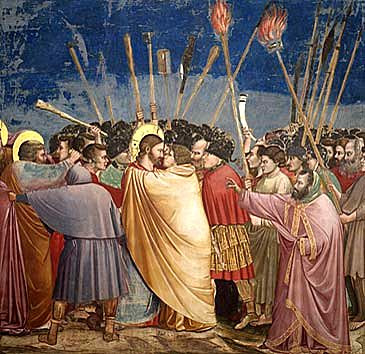 Il bacio di Giuda  Giotto  Cappella degli Scrovegni - XIV secolo  Padova