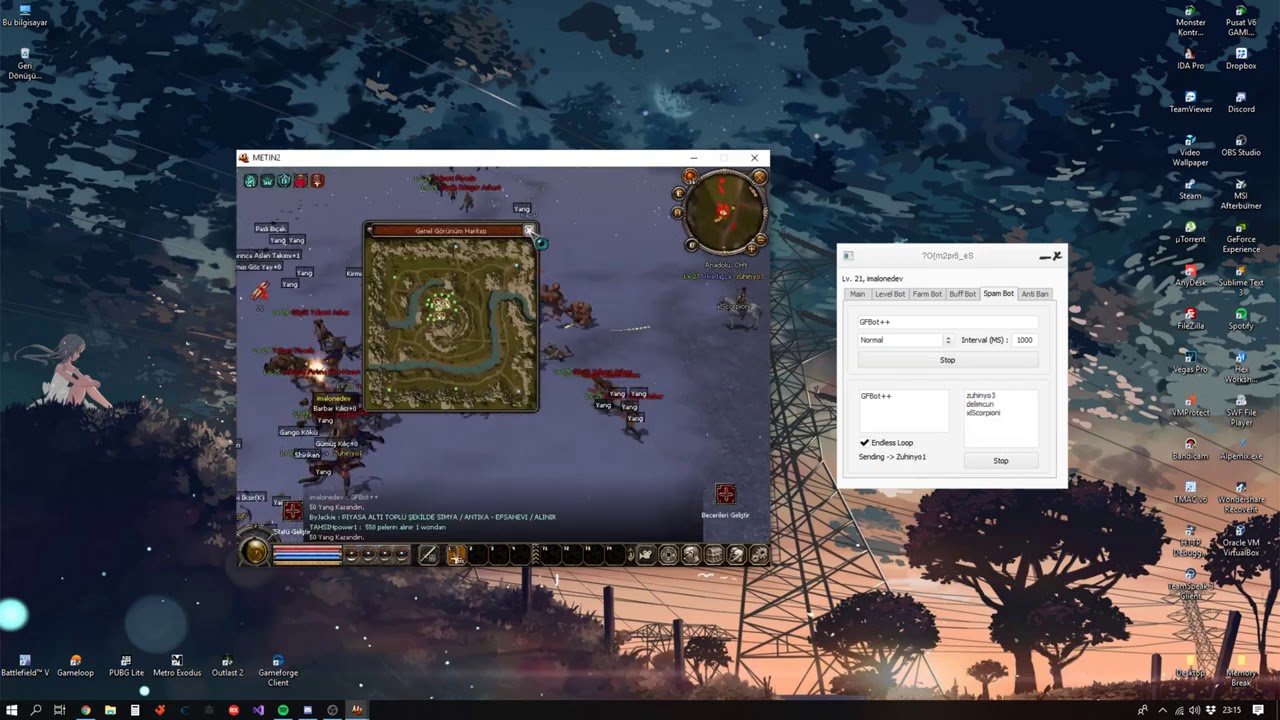 metin 2 tr gfbot beta farm bot hilesi 2020