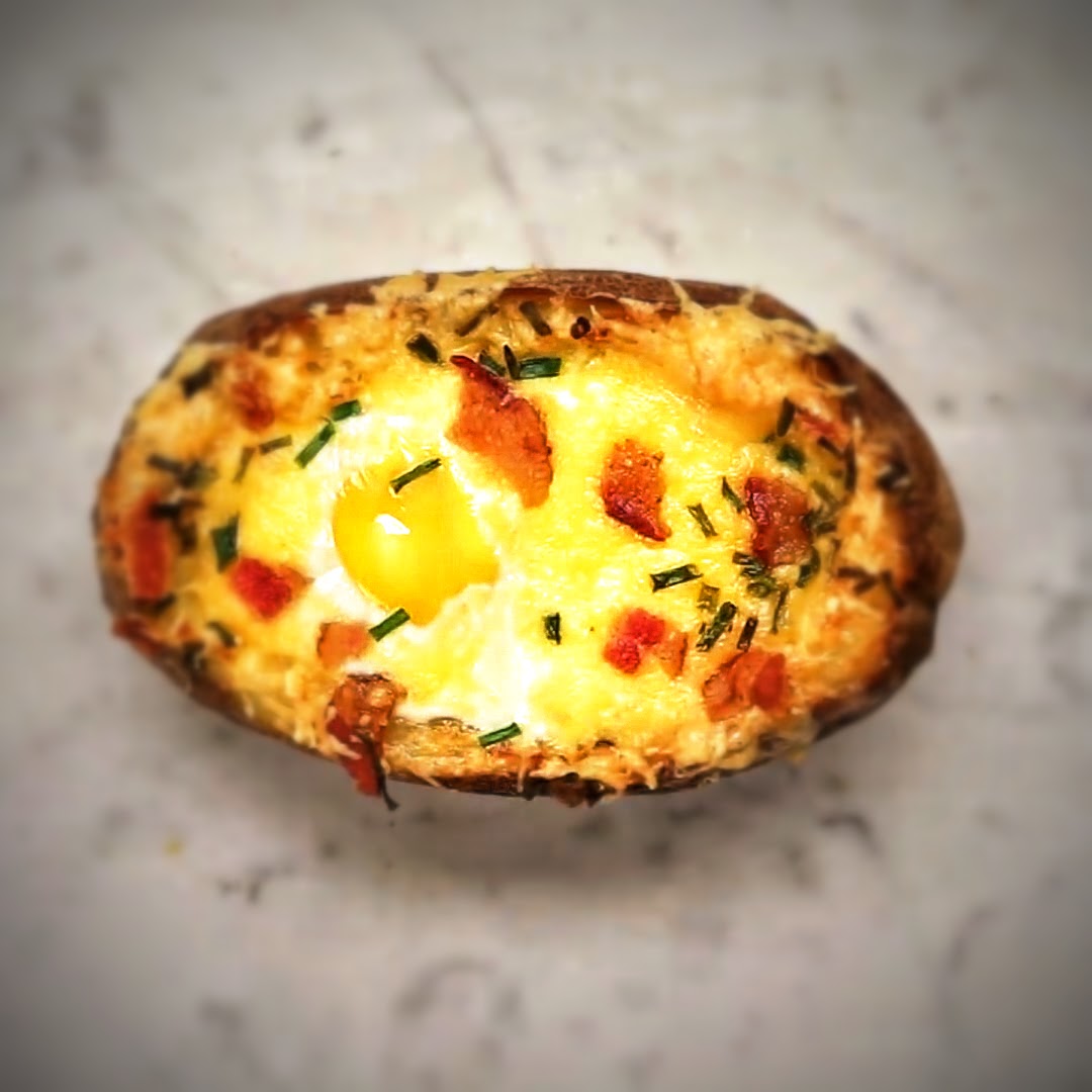 Breakfast Baked Potato (Idaho Surprise) Recipes Food For Lunch