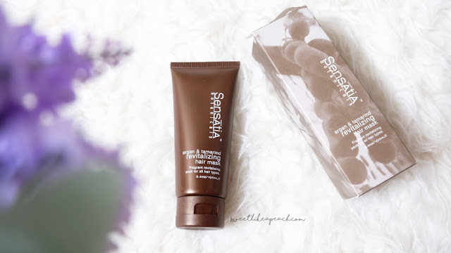 review sensatia botanicals Argan & tamarind revitalizing hair mask - sephora