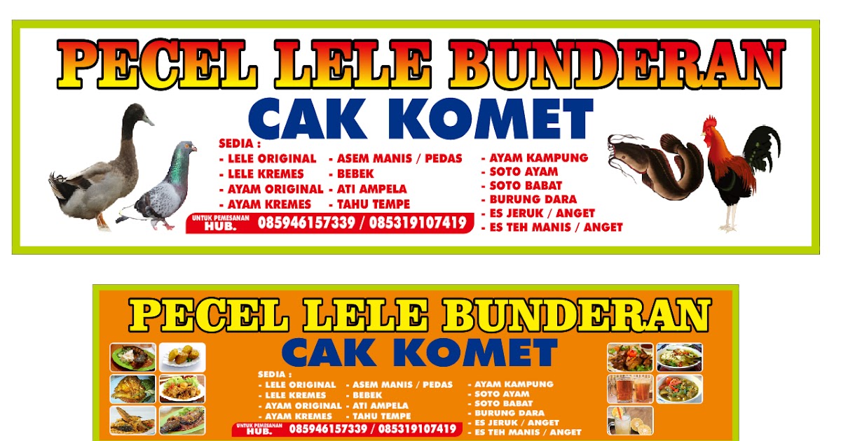 26+ Desain Spanduk Pecel Lele Psd Gif Blog Garuda Cyber