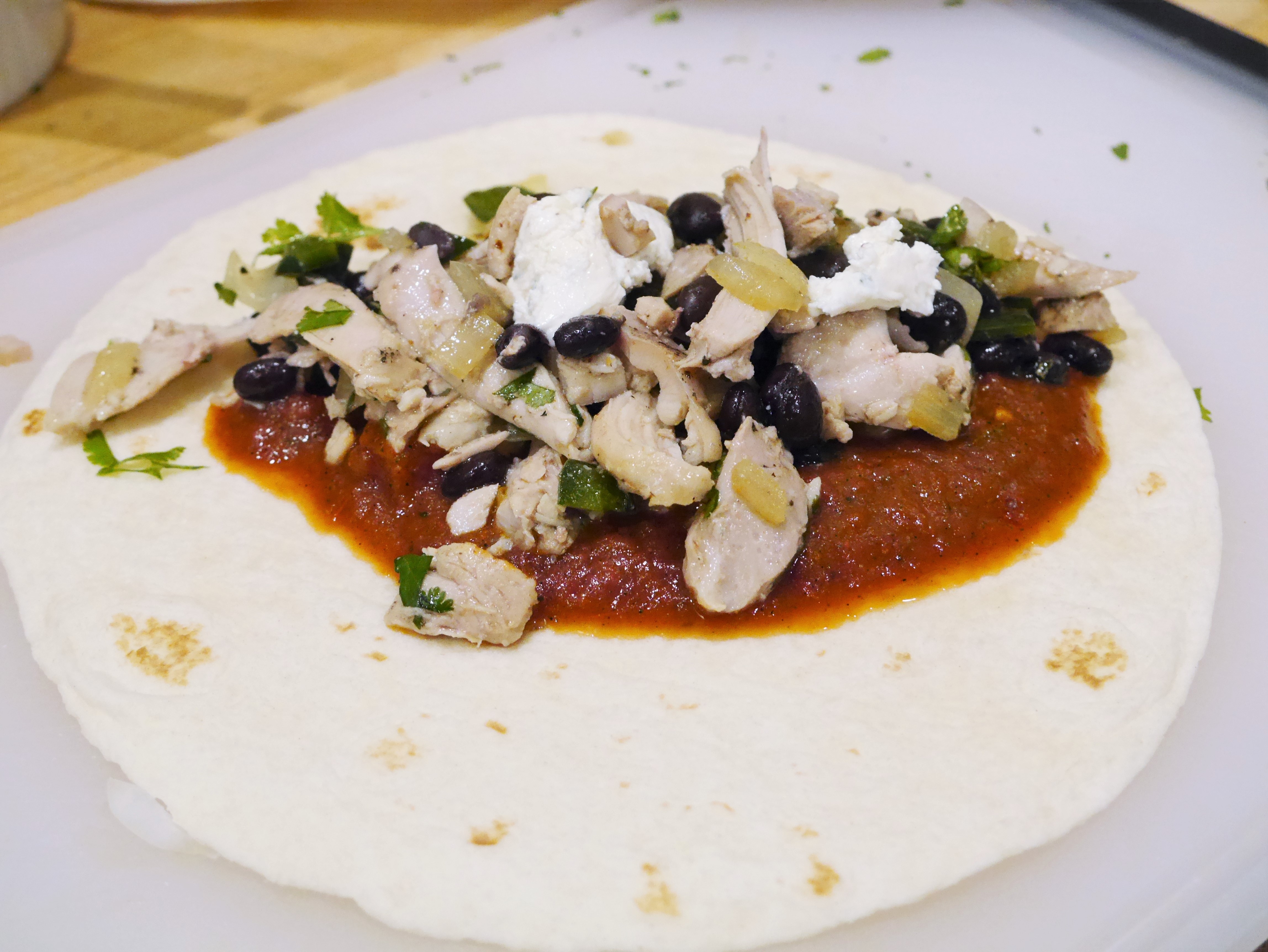 FEAST EVERYDAY Ina Garten's Cheesy Chicken Enchiladas...Sort Of