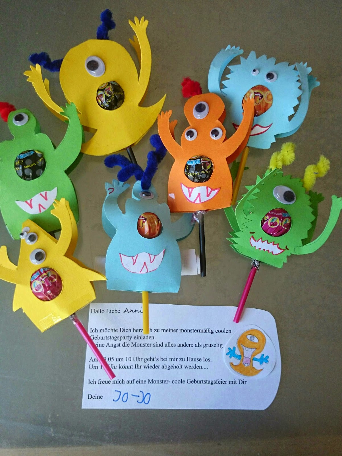 Sandra´s Fantasiewolke: Monster- Geburtstagsparty 1