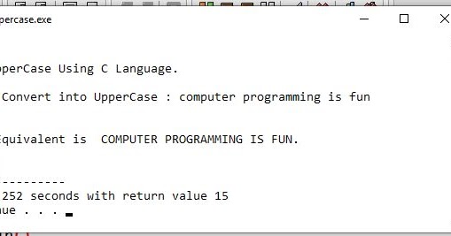 convert string to lowercase in c convert string to lowercase in c