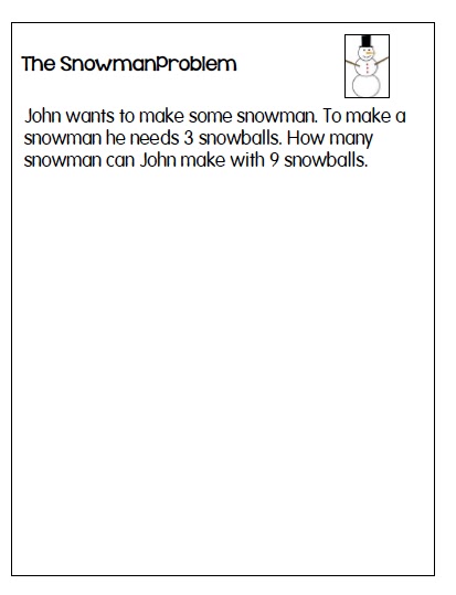 Joyful Learning In KC: Math Story Problems