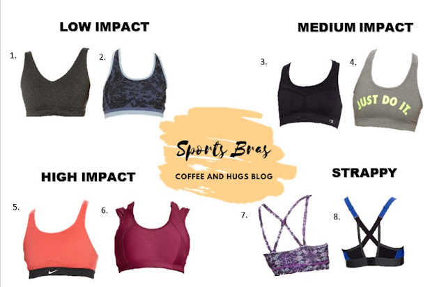 Sports Bras - Low, Mid, & High Impact