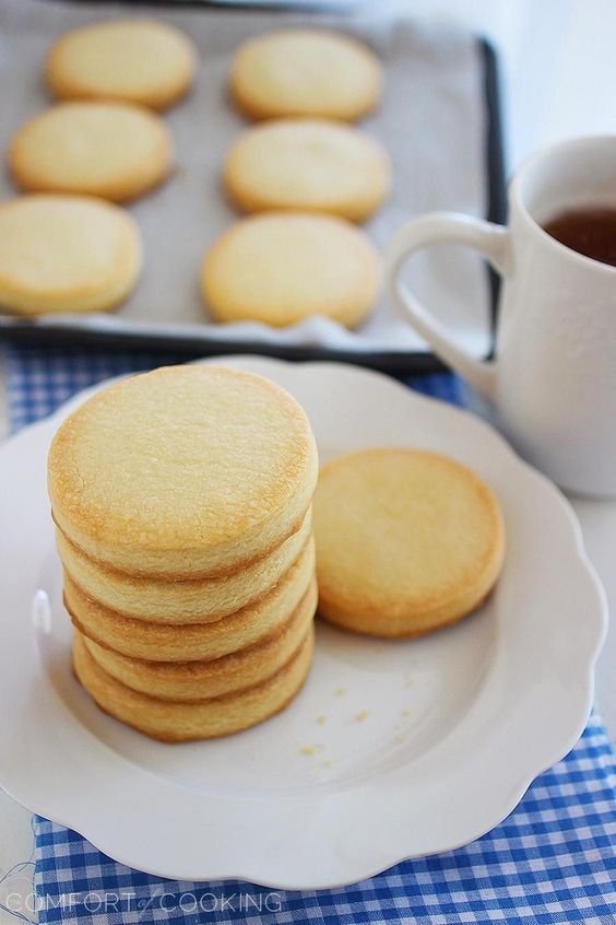 3-Ingredient Shortbread Cookies - Simple Recipe Ideas