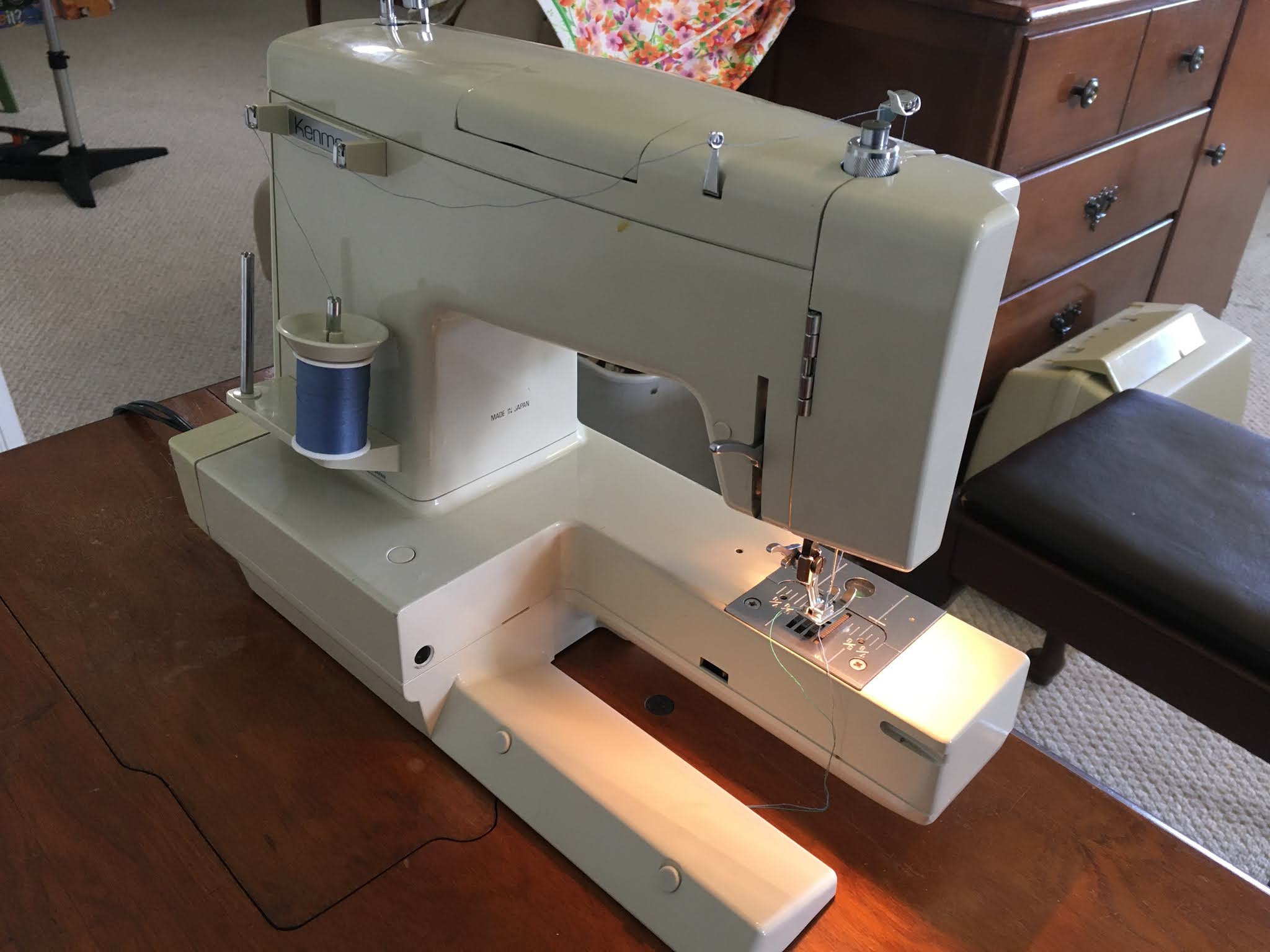 Reclaimed Stitches Kenmore 158.17800 super high shank machine