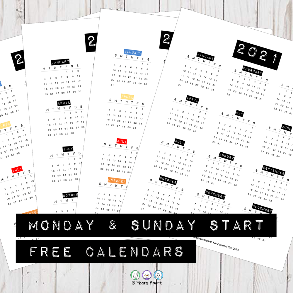 Free Printable Blank Yearly Calendar Template for your bullet journal -  Lovely Planner