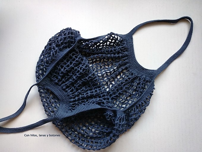 Con hilos, lanas y botones: French Market Bag