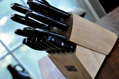 Emeril 15-Piece Stamped Cutlery Block from JCPenney - Photo by Taste As You Go