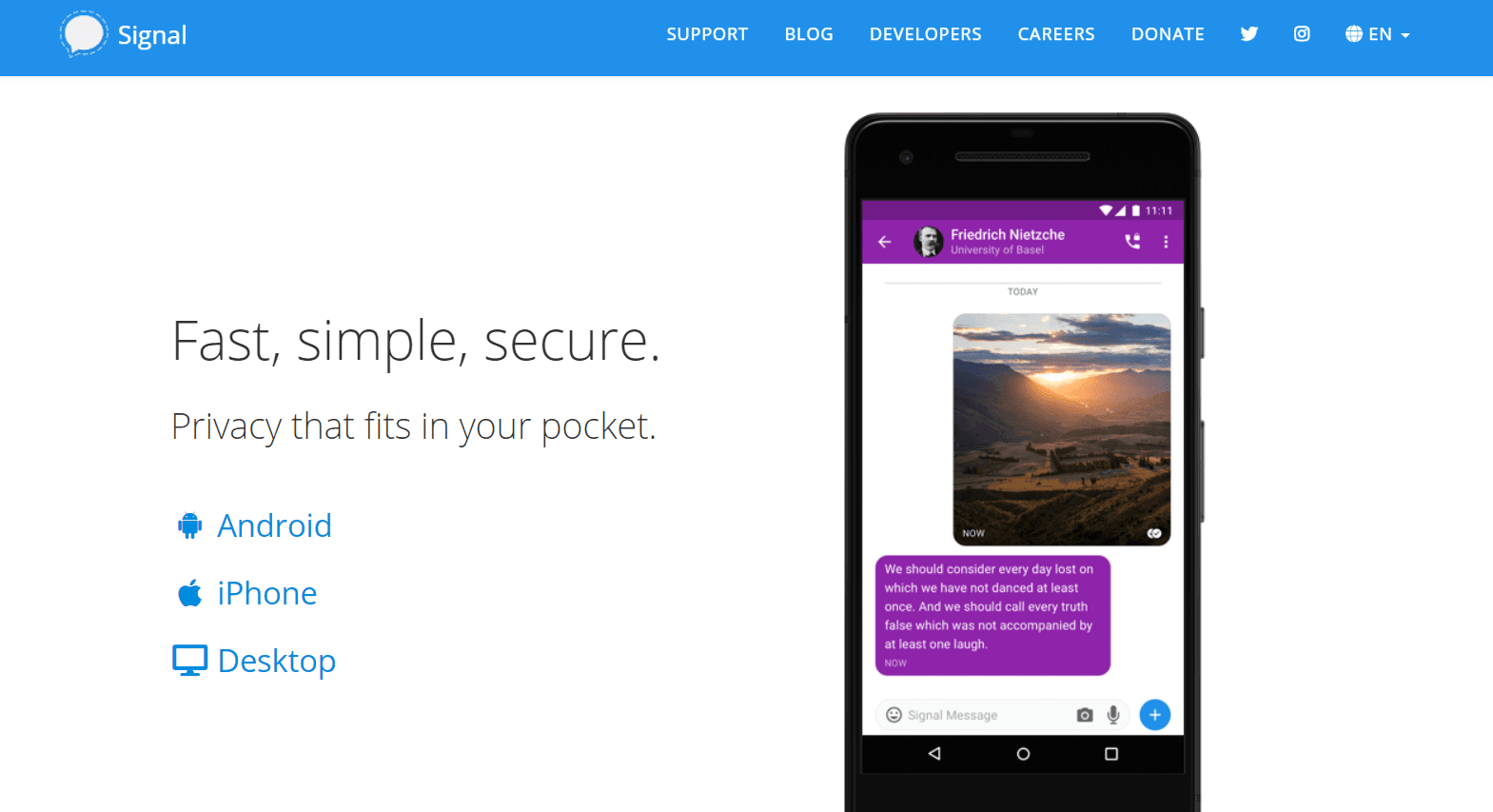 secure messaging apps