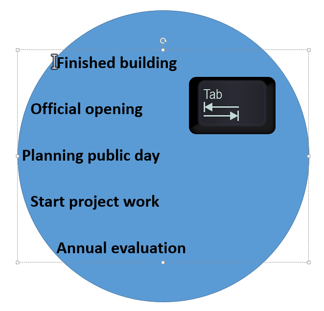 Luc's PowerPoint blog Align text with the inner border of a circle in