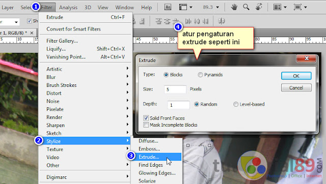 Cara membuat sensor gambar dengan photoshop