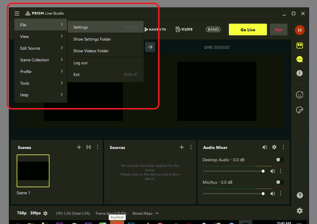 Cara Live Streaming Dengan PRISM LIVE STUDIO SumberKomputer