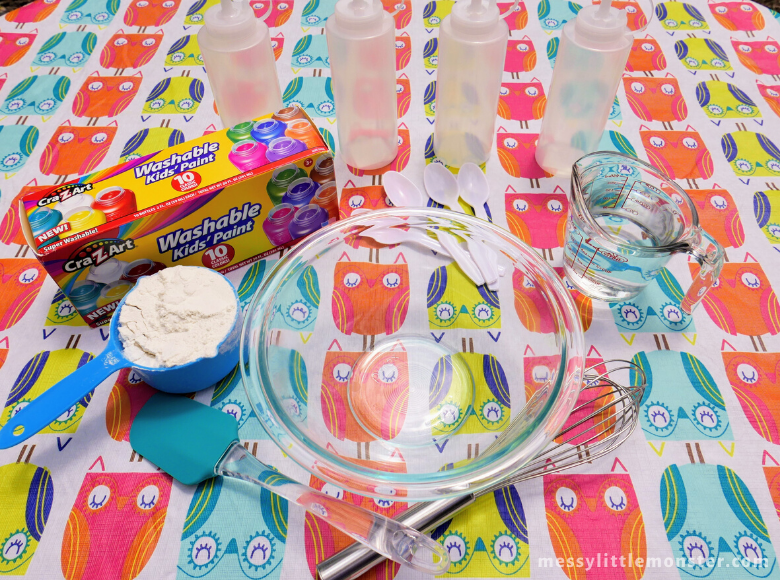 Outdoor Puffy Paint Recipe Messy Little Monster