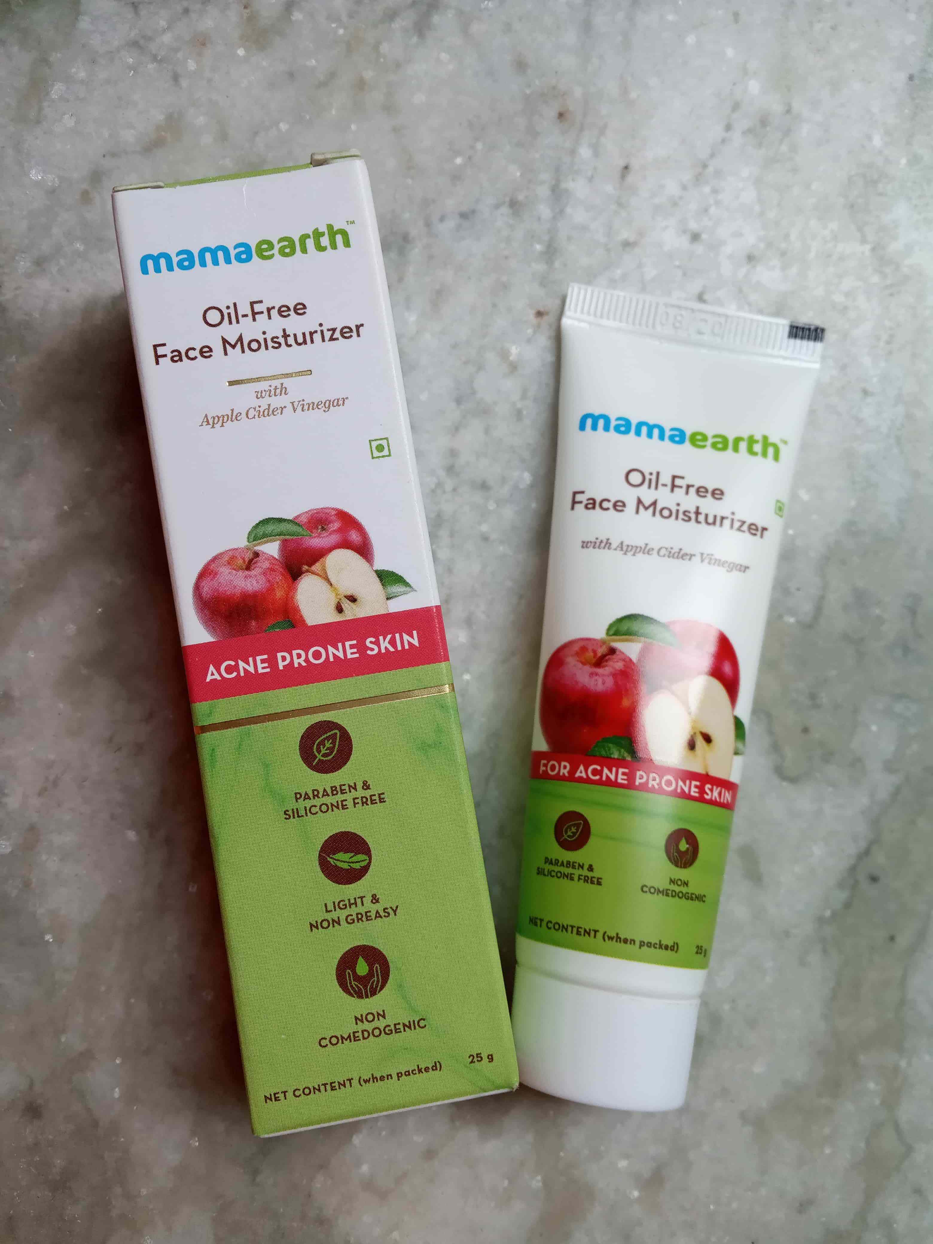 Mamaearth oil free face moisturizer review