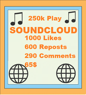 250k Soundcloud Plays 1000 Likes 600 Reposts 290 Comments