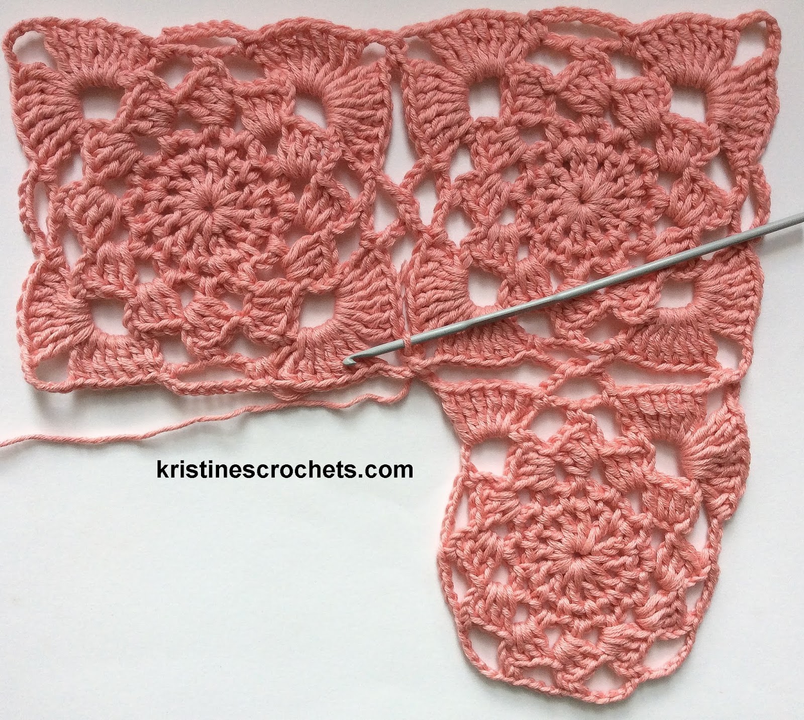 KristinesCrochets : Sunset Flower Square Motif - Free Crochet Pattern