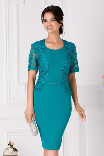 Rochie midi turcoaz cu dantela florala la bust.jpeg Rochie midi turcoaz cu dantela florala la bust.jpeg