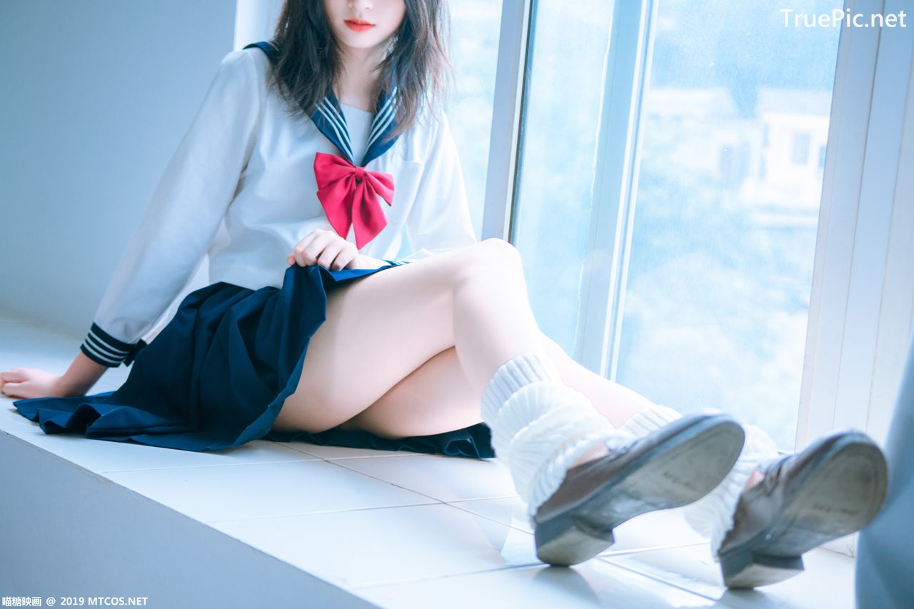 Image MTCos 喵糖映画 Vol.014 – Chinese Cute Model With Japanese School Uniform - TruePic.net- Picture-17