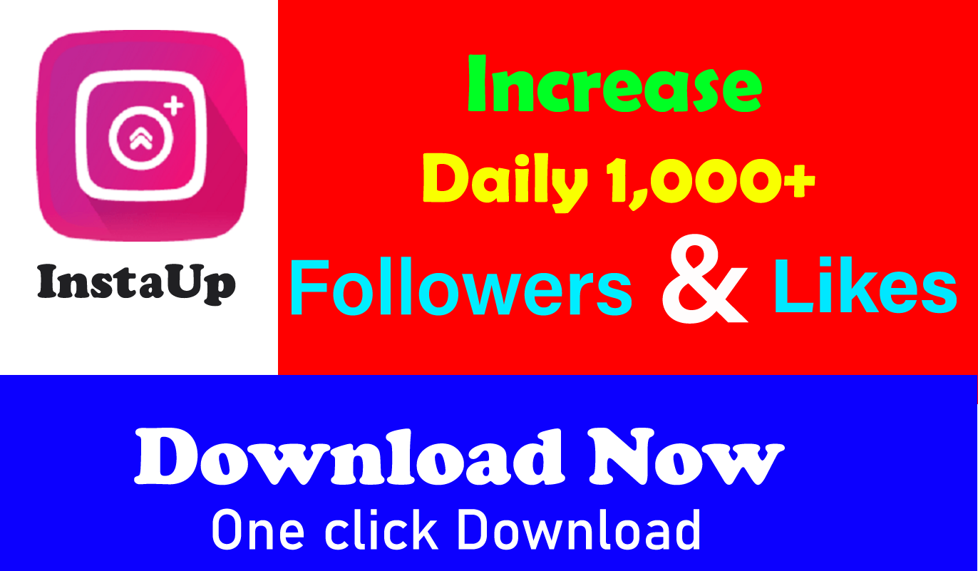InstaUp APK Download Free Instagram Followers and Likes Ontrick.xyz