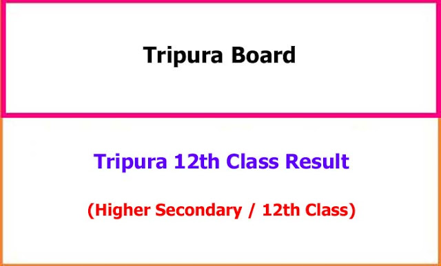Tripura 12th Result