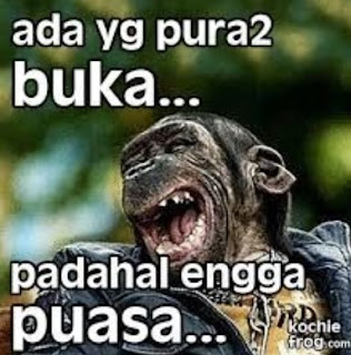 gambar meme lucu pura-pura puasa - kanalmu