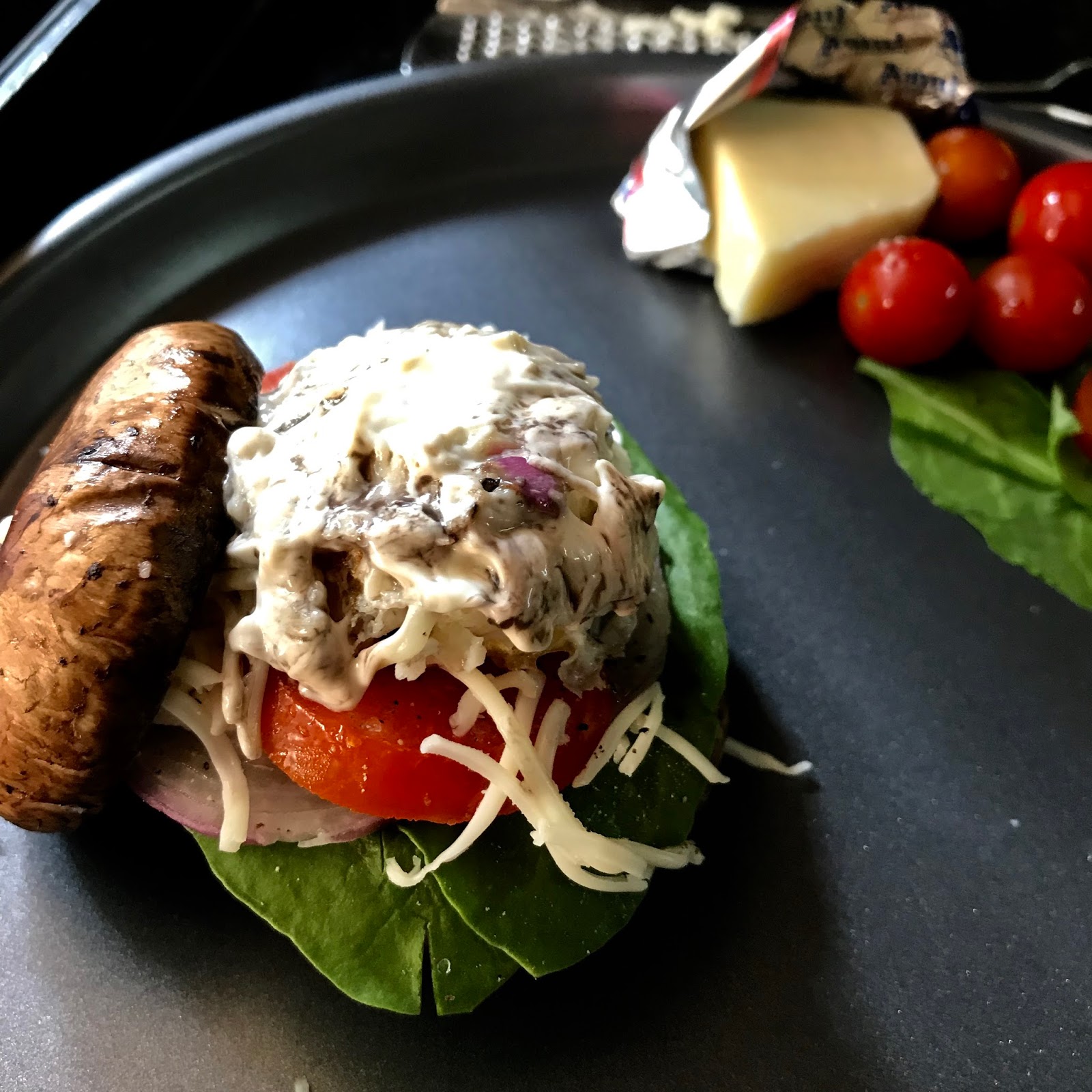 Portobello Mushroom keto Burger