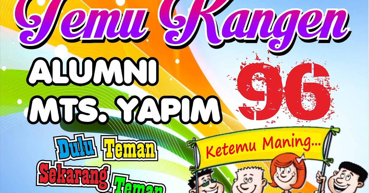 15+ Trend Terbaru Contoh Pamflet Reuni Sekolah Simple