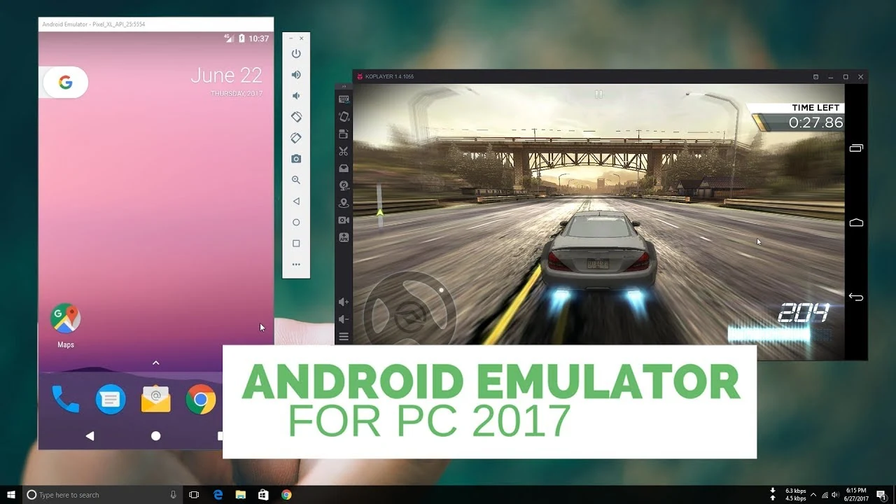 Top 10 Best Android Emulator For PC 2017 [video]