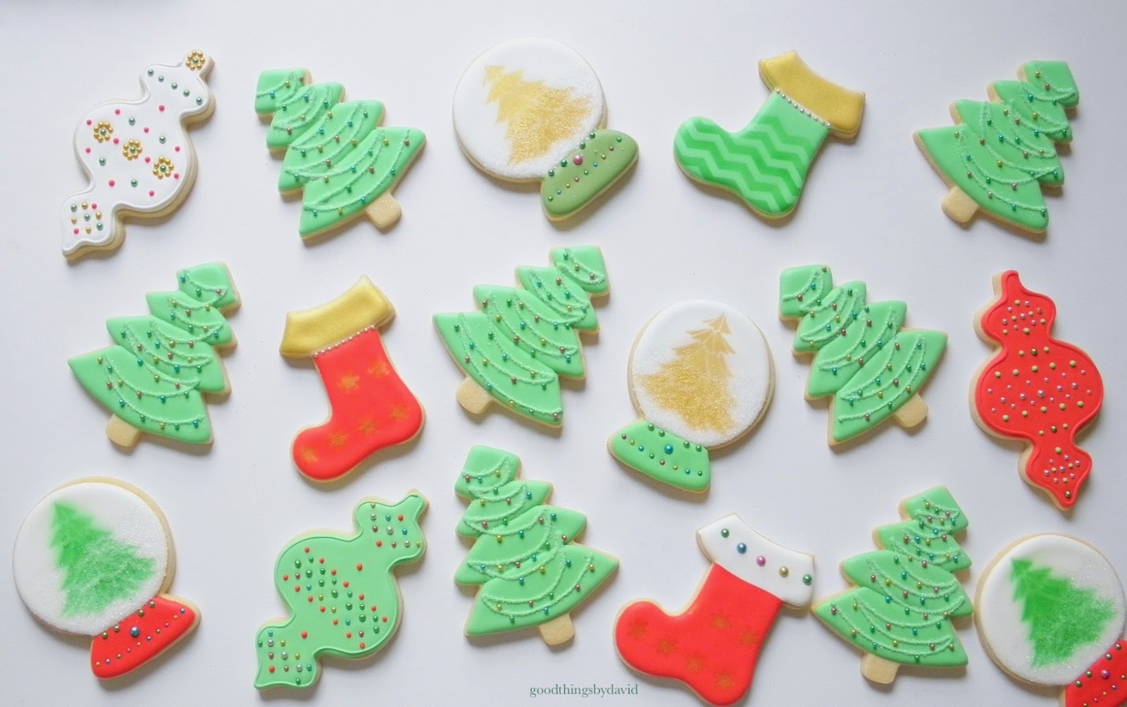Retro Christmas Cookies