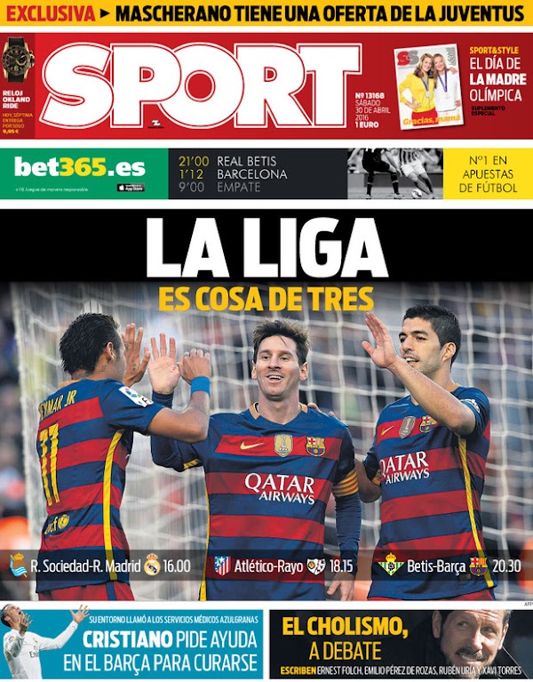 FC Barcelona, Sport: "La Liga es cosa de tres"