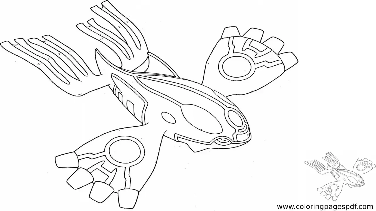 10 Kyogre Pokemon Coloring Pages to Unleash Your Inner Artist